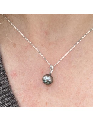 Mira - Tahitian Pink Pearl Pendant 9.20mm