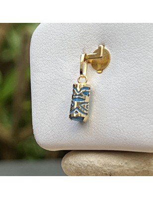 Gold Tiki Pendant - love symbol pendant