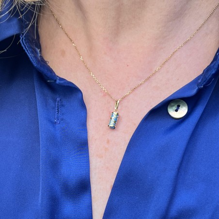 18K Gold Tiki Pendant – Symbol of Love