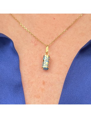 Gold Tiki Pendant - love symbol pendant