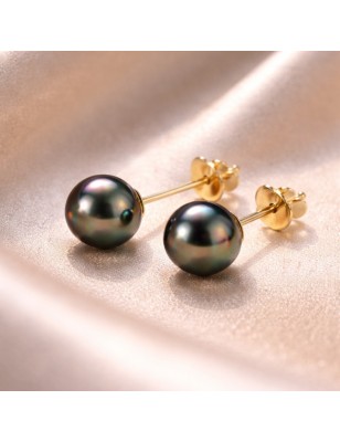 Nina - Orecchini Oro 750 e Perle di Tahiti 7/8mm