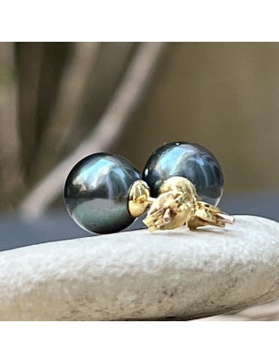 Orecchini con perle di Tahiti