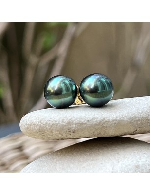 Orecchini con perle di Tahiti