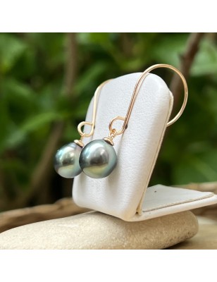 créoles or avec des perles de tahiti bleues prix