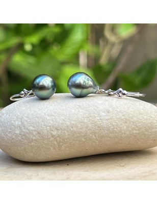 boucle oreille perle de tahiti prix - bijou tahitien femme perles de Tahiti