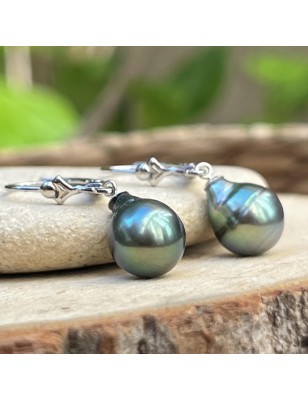 boucle oreille perle de tahiti prix - bijou tahitien femme perles de Tahiti