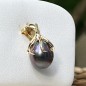 Moana Iti - Pieuvre Or 18 Carats - Perle de Tahiti Aubergine