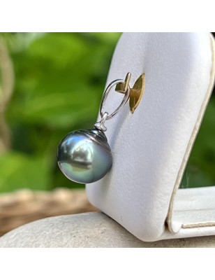 perle bleue en pendentif femme perle de culture de Tahiti prix
