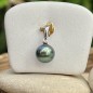 Hina Roa - Pendentif Perle de Tahiti Bleu-violet - 9.30mm