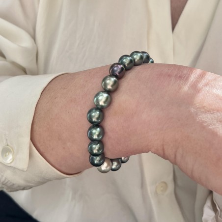 Equinoxe - Bracelet 21 Perles de Tahiti Rondes