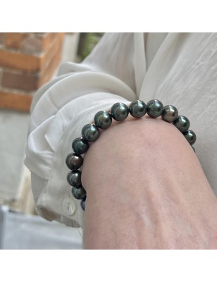 Pulsera de hombre con perlas cultivadas