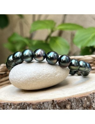 Herrenarmband mit Zuchtperlen