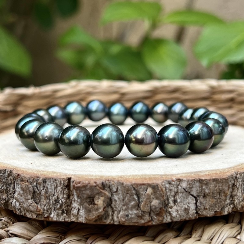 Equinox - Bracelet 22 Round Tahitian Pearls