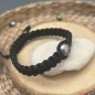 Bracelete Hombre Perla de Tahití Gris - 11.82mm