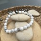 Howlite - Tahitian Pearl Peacock - 8.51mm