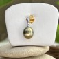 Moana Raiora - 18 Carat Gold Pendant - Tahitian Bronze Pearl