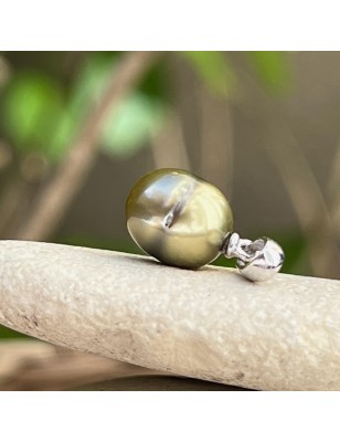 Tahitian cultured pearl gold pendant price