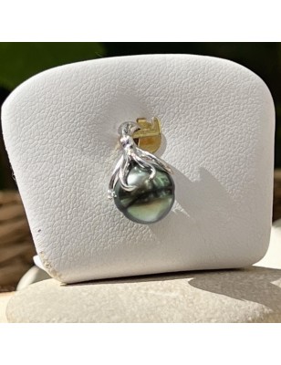 Подвеска Осьминог Белое Золото 18 Карат