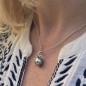 Moana Iti - Octopus Pendant 18 Carat White Gold - Tahitian Lagoon Pearl Moana Iti - Octopus Pendant 18 Carat White Gold - Tahitian Lagoon Pearl