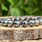 Moerava - Bracelet 20 Perles de Tahiti Cerclées Sélection