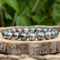 Moerava - Bracelet 20 Perles de Tahiti Cerclées Sélection