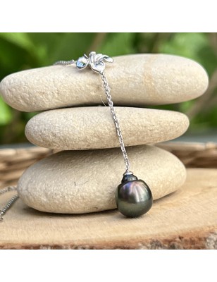 Collana con perla coltivata