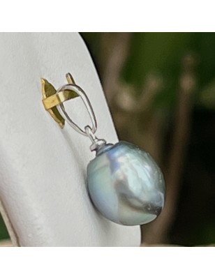 prix perle bleue en pendentif femme