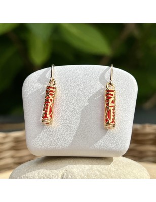 boucles d'oreilles tiki