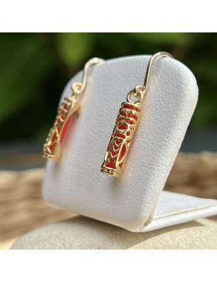 boucles d'oreilles tiki