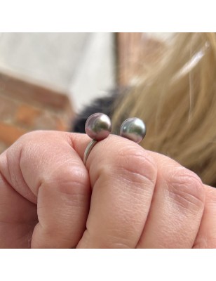 prix bague perles de Tahiti en toi et moi