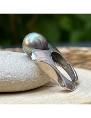 anillo perla de Tahití