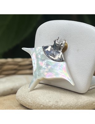 manta ray pendant for men mother of pearl price - manta ray pendant