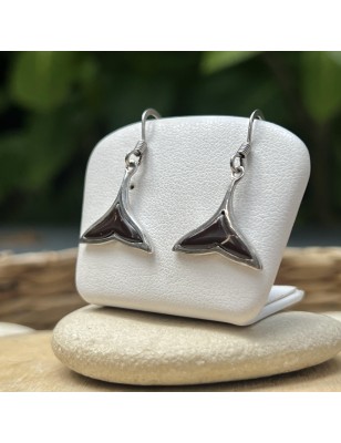 pendientes raya manta – joya de nácar de Tahití