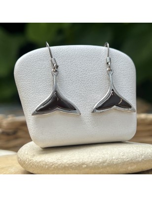pendientes raya manta – joya de nácar de Tahití
