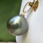 Aura – Pendente in Oro 18 Carati & Perla di Tahiti Verde 11,33 mm Aura – Pendente in Oro 18 Carati & Perla di Tahiti Verde 11,33 mm