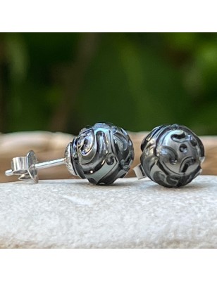 where buy black pearls ear studs ? tahitian jewel
