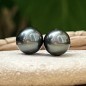 ピーコックタヒチパールイヤリング - 8.51mm ピーコックタヒチパールイヤリング - 8.51mm