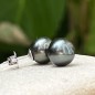 Orecchini con perle di Tahiti a forma di pavone - 8,51 mm Orecchini con perle di Tahiti a forma di pavone - 8,51 mm