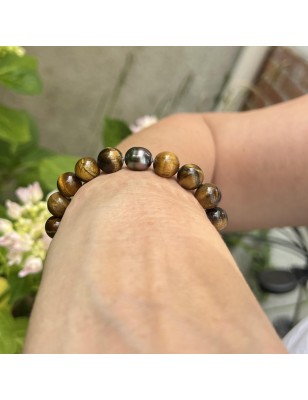 quelle pierre apporte de la protection? bracelet homme oeil de tigre bijoux tahitiens