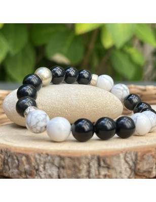 prix bracelet homme perle de Tahiti signification obsidienne