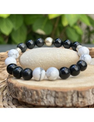 prix bracelet homme perle de Tahiti signification obsidienne