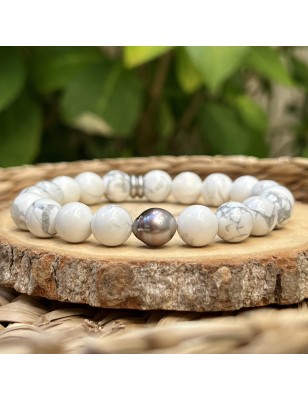 Pulsera con perla de Tahití