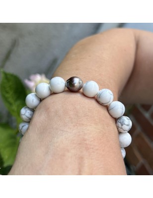 Pulsera con perla de Tahití