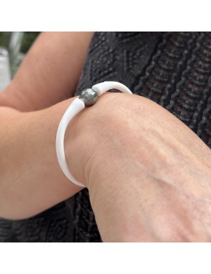 Herrenarmband mit Zuchtperle – Tahiti-Perlenarmband für Herren