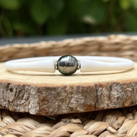 price men white bracelet tahitian cultured pearl meaning