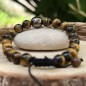 Perla di Tahiti Peacock 10,36 mm - Bracciale Occhio di Tigre Perla di Tahiti Peacock 10,36 mm - Bracciale Occhio di Tigre