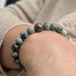 Türkis-Armband - Tahiti-Perle mit marquesanischer Gravur - 10 mm Türkis-Armband - Tahiti-Perle mit marquesanischer Gravur - 10 mm
