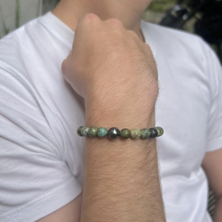 Bracelet Turquoises - Perle de Tahiti - 9.53mm
