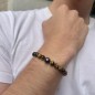 Pulsera para Hombre con Perla Negra de Tahití