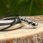 Collier Tiki Amour en Acier Inoxydable et Onyx Noire Collier Tiki Amour en Acier Inoxydable et Onyx Noire